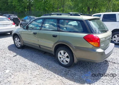 2005 Subaru Outback 2.5I z USA, uszkodzony, nr VIN 4S4BP61C857302730